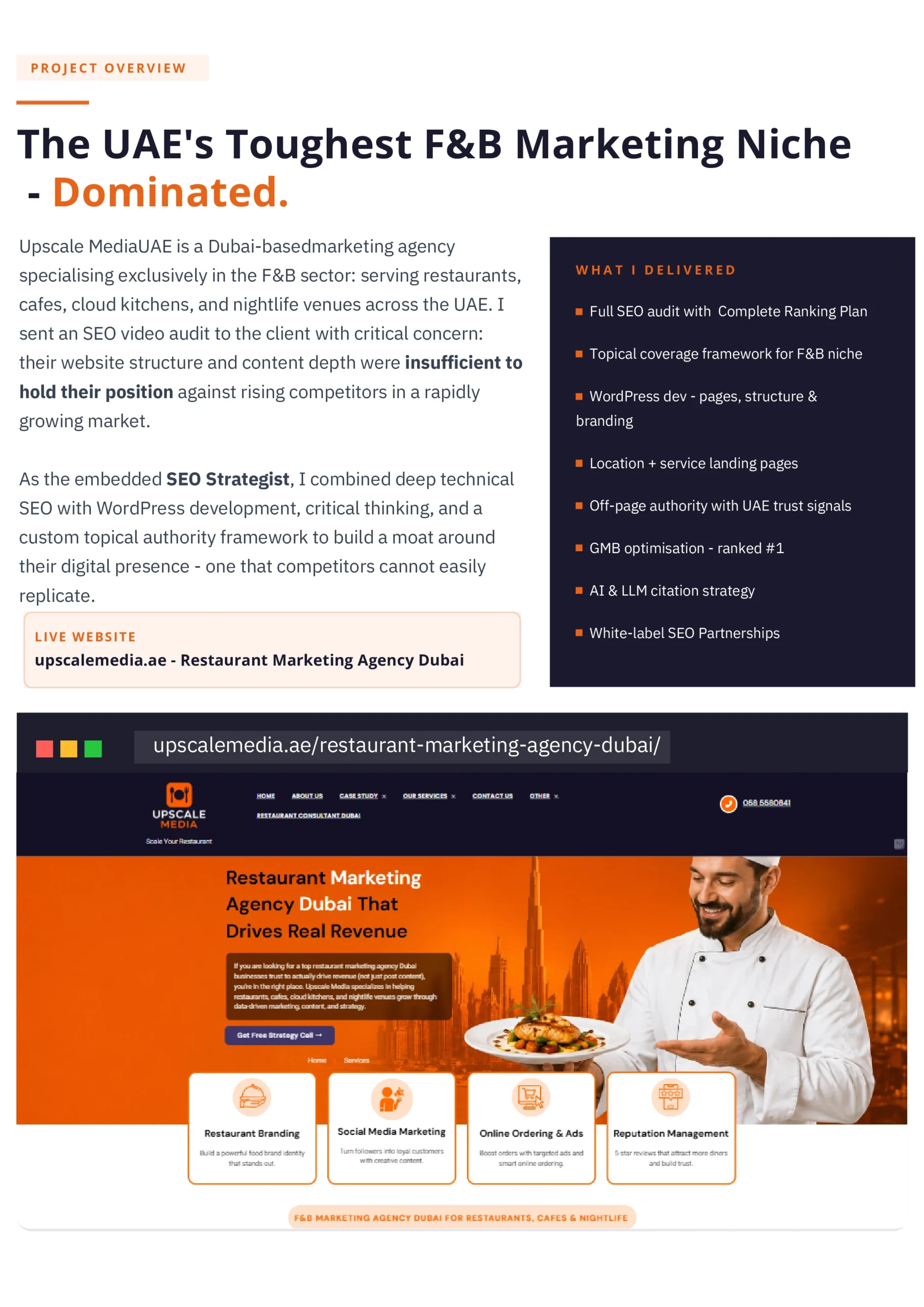 Dominaiting the high competitive marketing market in the UAE