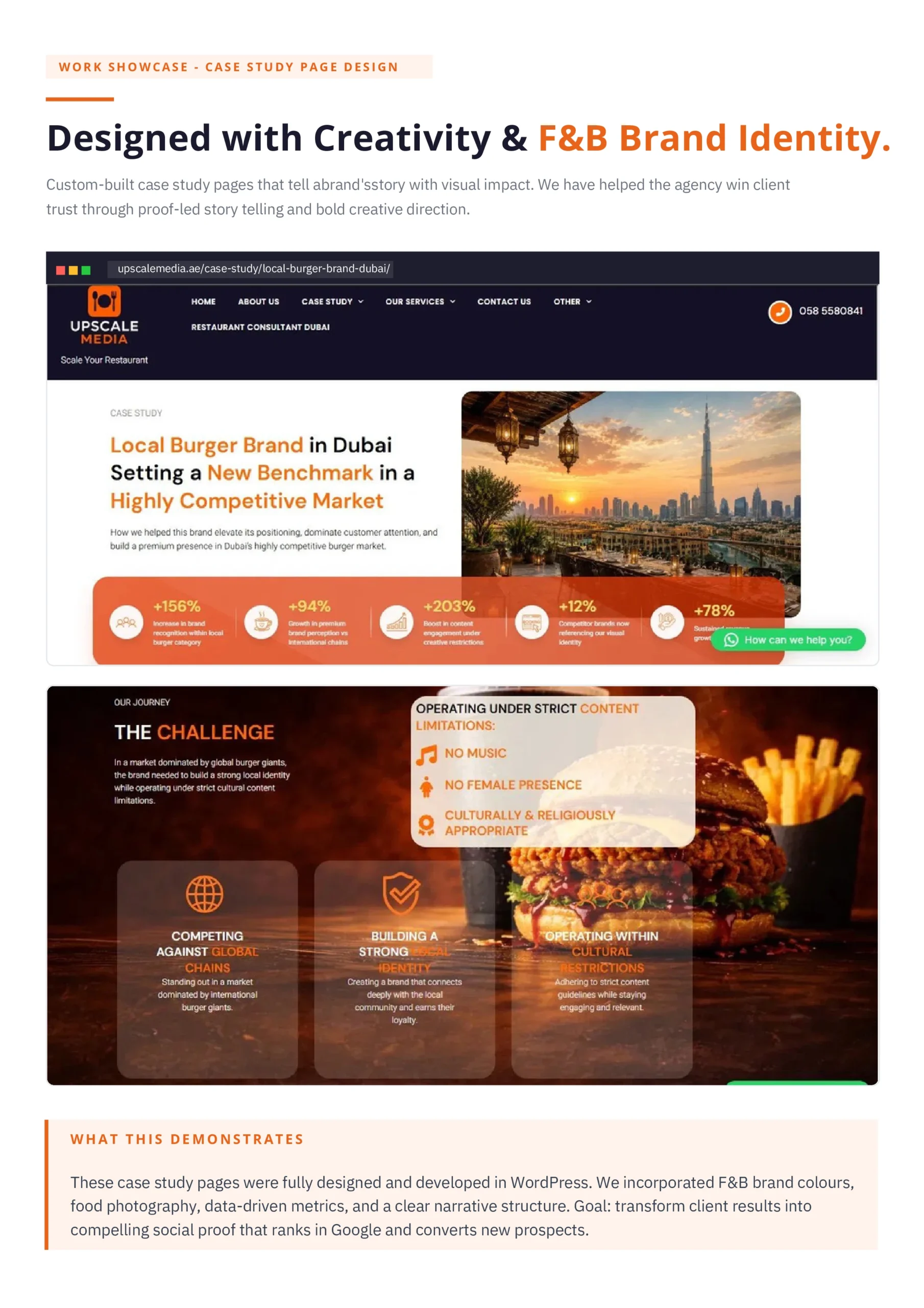 Ramay developed and redesigned upscale website to better meet the industry standard and increase CRO.